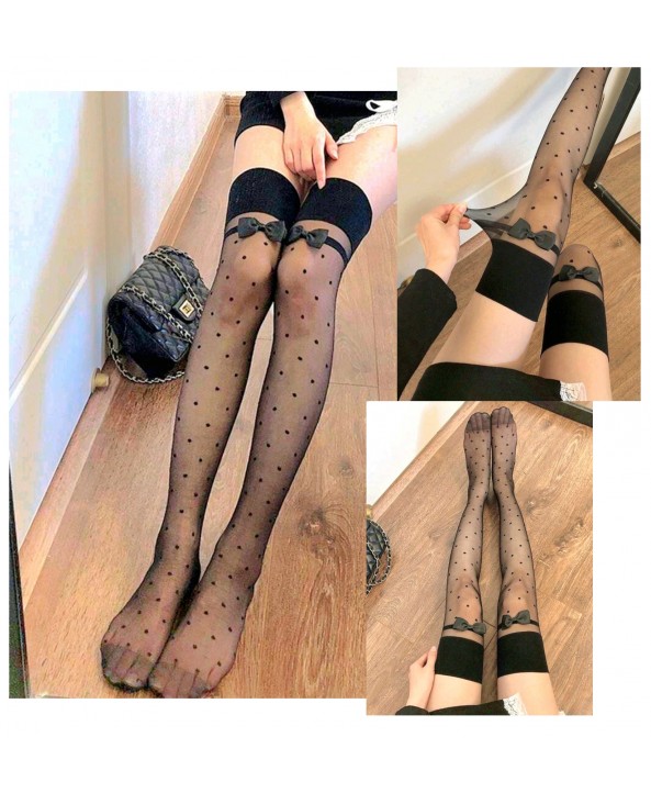 7/8 чорапи фигурални с панделки 440